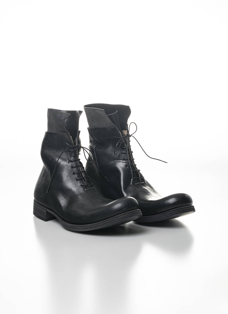 short black lace up boots