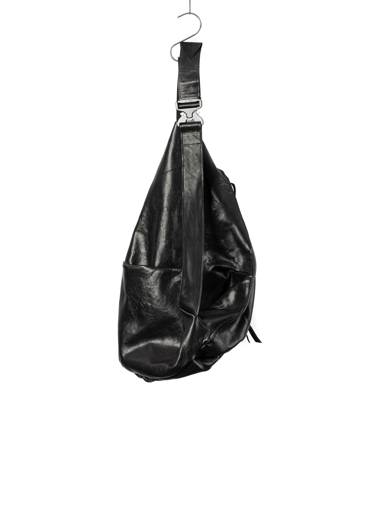 hide-m | LEON EMANUEL Bag XL, leather Dealer black BLANCK horse