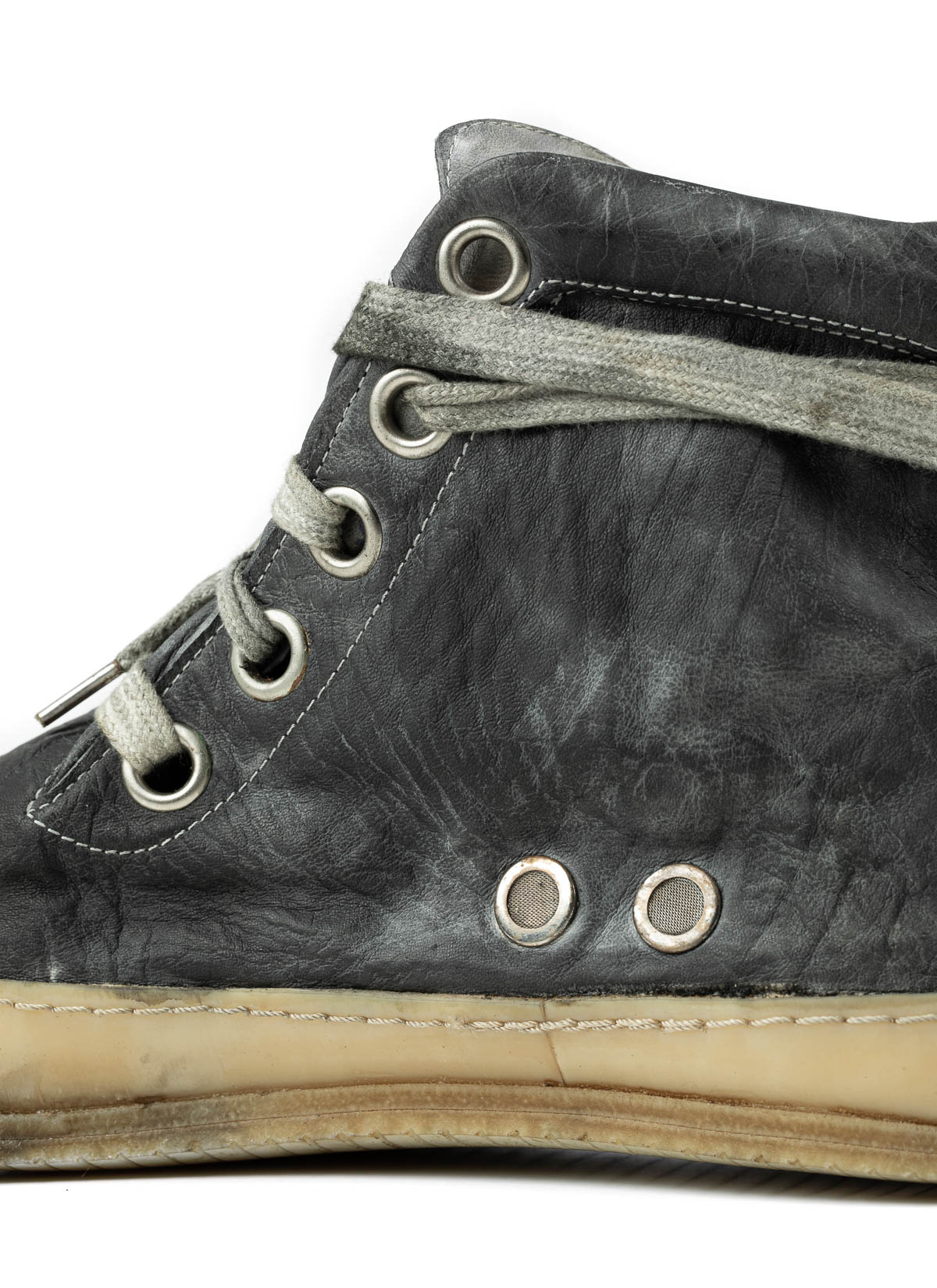 Theodor Leather Sneaker - Jaxen Grey - Men's Clothing in Minneapolis
