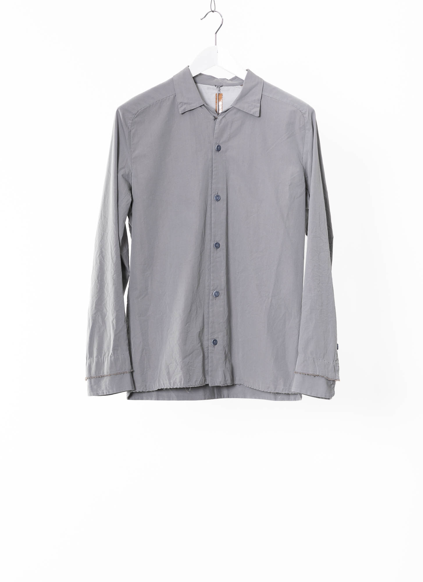 hide-m | LAYER-0 men shirt, light grey, 100% cotton
