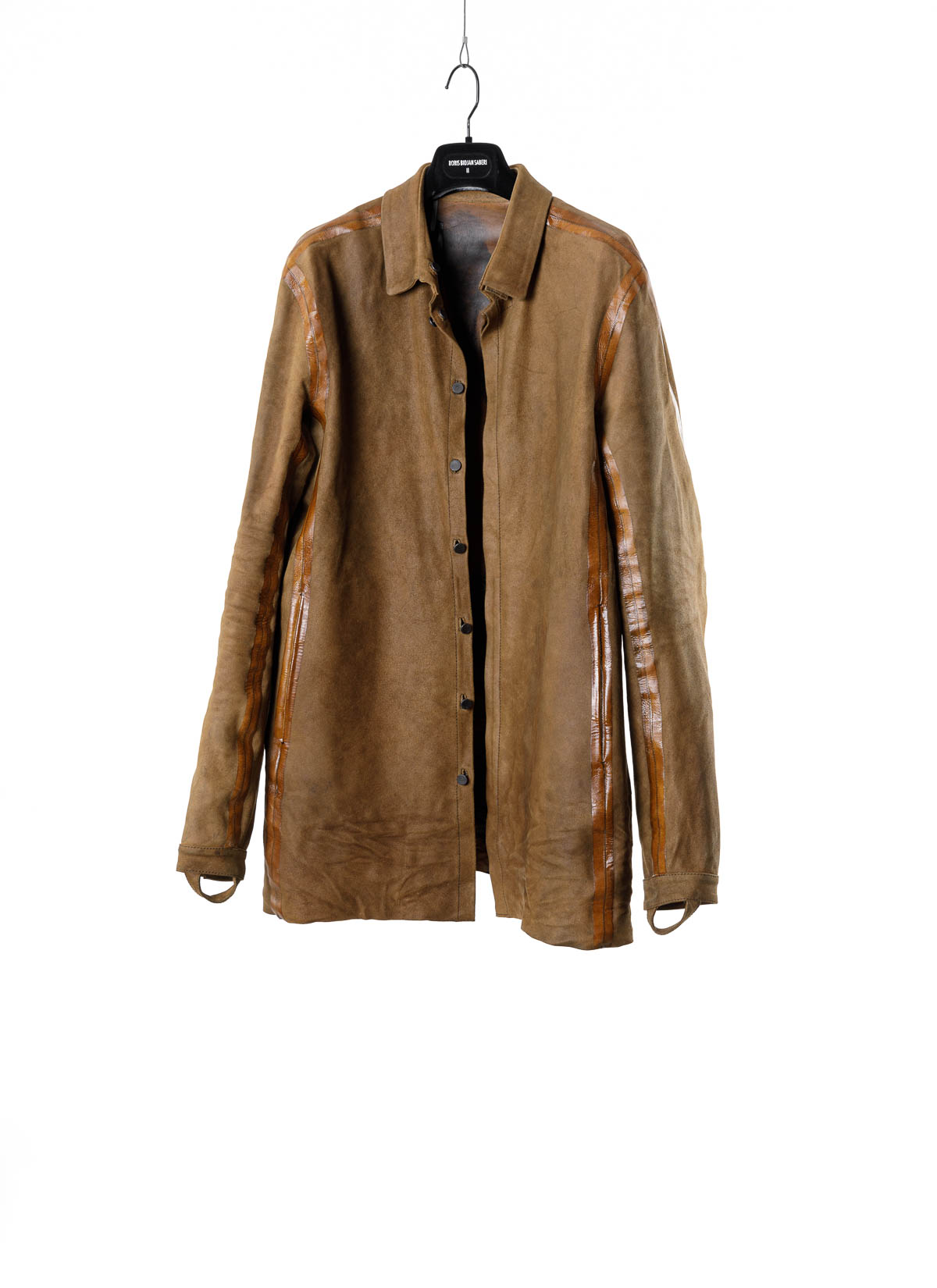 hide-m | BORIS BIDJAN SABERI gum Shirt SHIRT5, Jacket horse leather