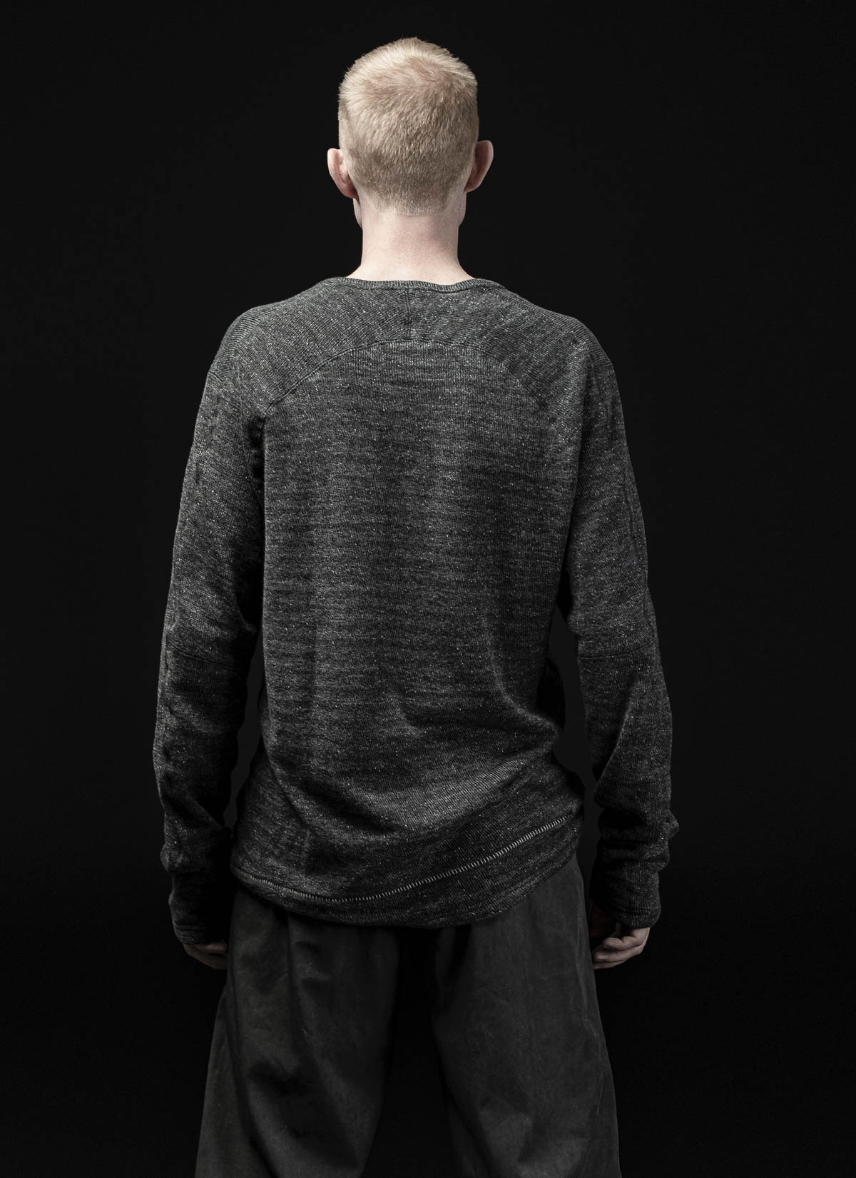 hide-m | TAICHI MURAKAMI Sweater U LS, paper T-shirt cotton cashmere