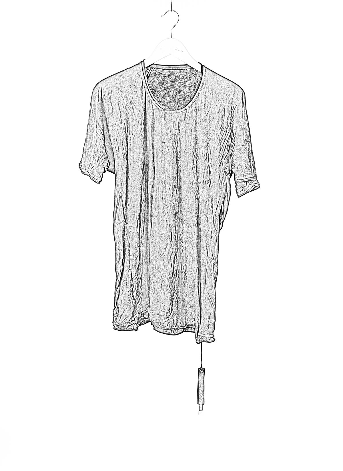hide-m | LAYER-0 Men Classic T-Shirt 75, black cotton