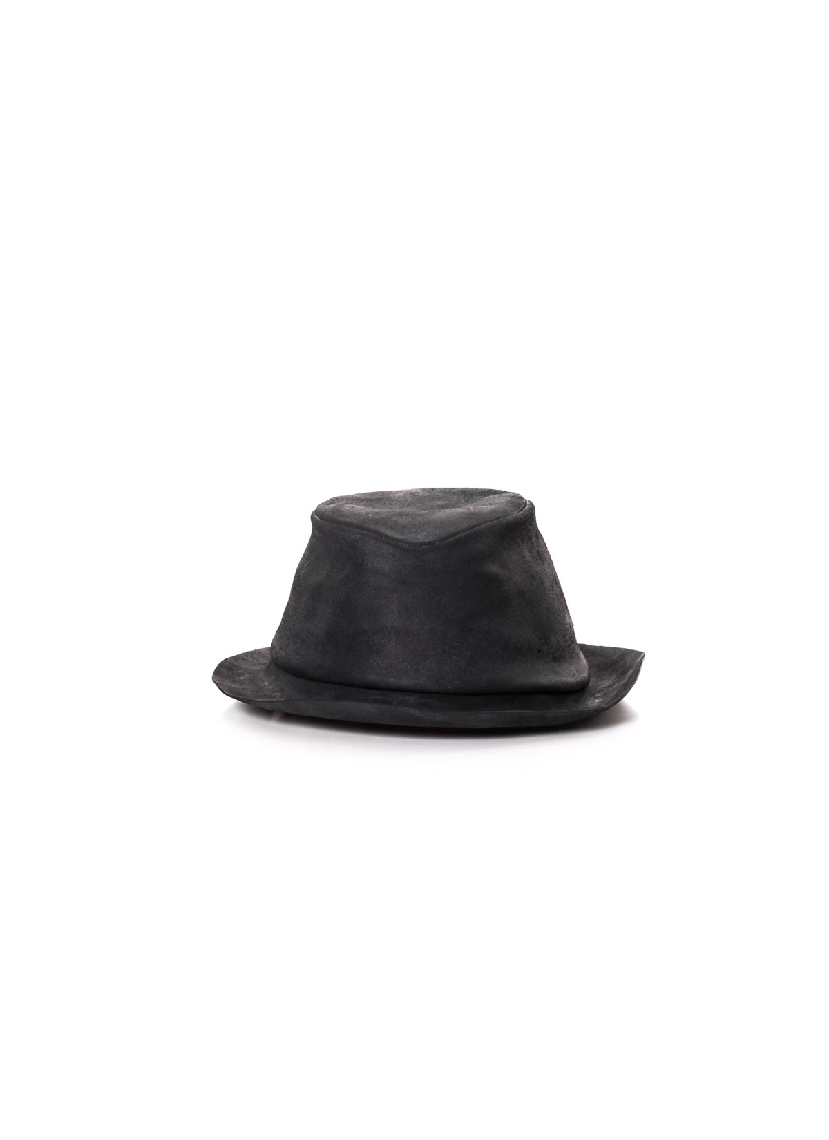 hide-m  LAYER-0 Men Hat H2, grey, black, horse leather