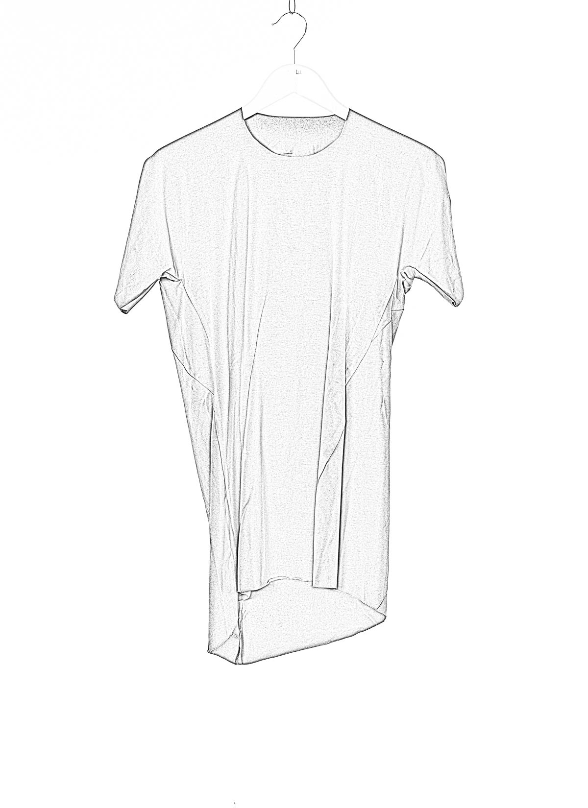 hide-m | LEON EMANUEL BLANCK Distortion GS T-Shirt, grey cotton/ea