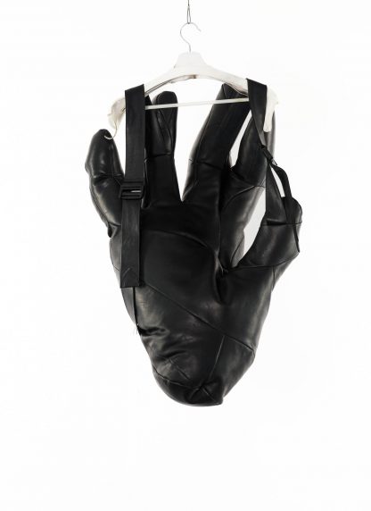 LEON EMANUEL BLANCK DIS HANDBP 01 Distortion Hand Backpack Tasche horse leather black hide m 5