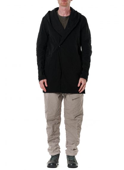 Taichi Murakami Men Coin Hooded Jacket Semilong Herren Jacke reversible cotton black hide m 4