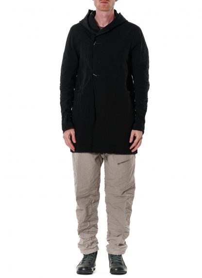Taichi Murakami Men Coin Hooded Jacket Semilong Herren Jacke reversible cotton black hide m 5