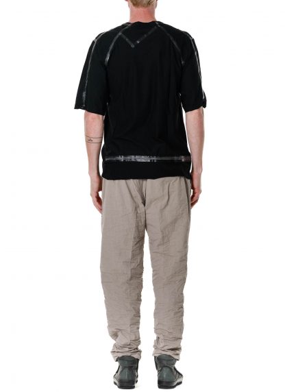 Taichi Murakami Men Coin T Shirt U Short Sleeve Herren Tshirt seam tape cotton black hide m 5